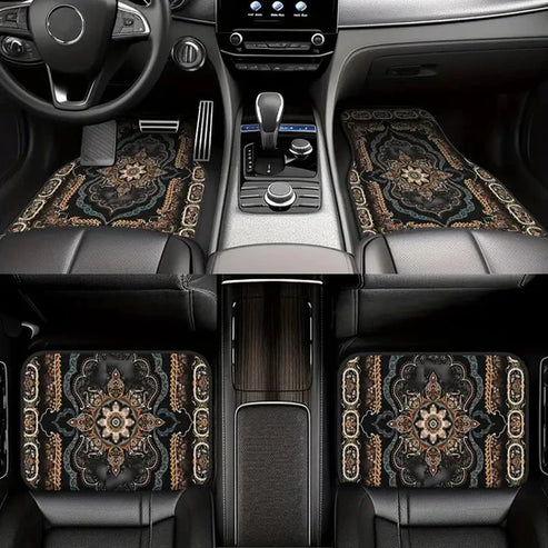 Oriental Car Mats- Complete Set of 4