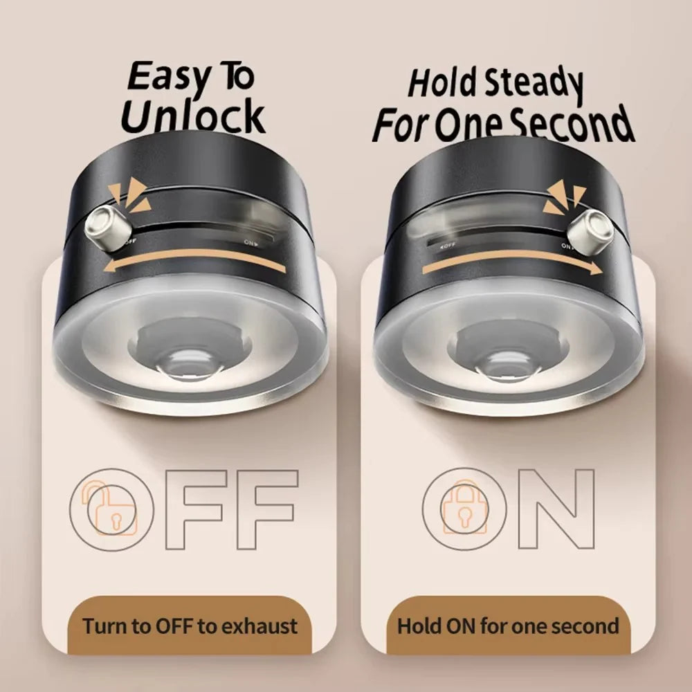 Anti-Slip Magnetic Car Phone Holder with Industrial Vacuum Suction - Universal 360°