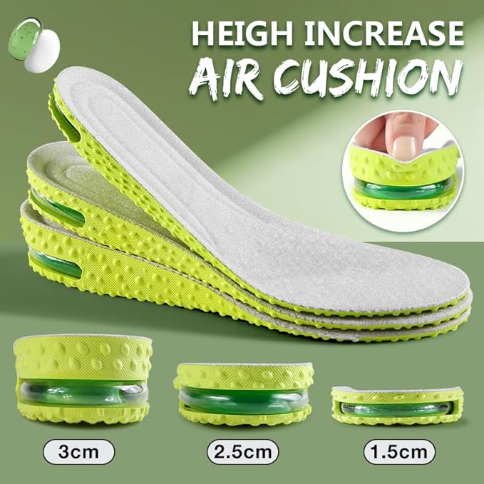Air Cushion Insoles - High Elasticity Comfortable Shoe Inserts- Pair
