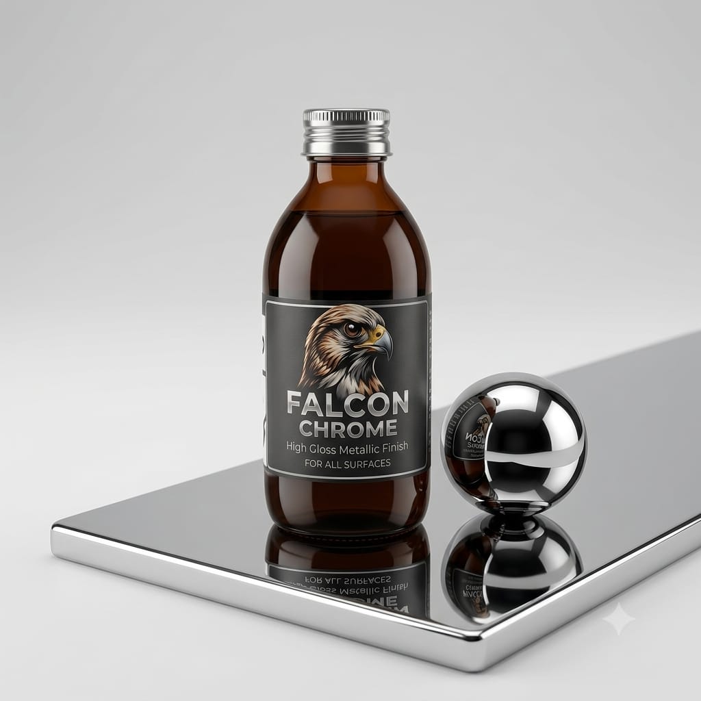 Falcon Chrome Paint – Premium Ultra-Reflective Mirror Finish