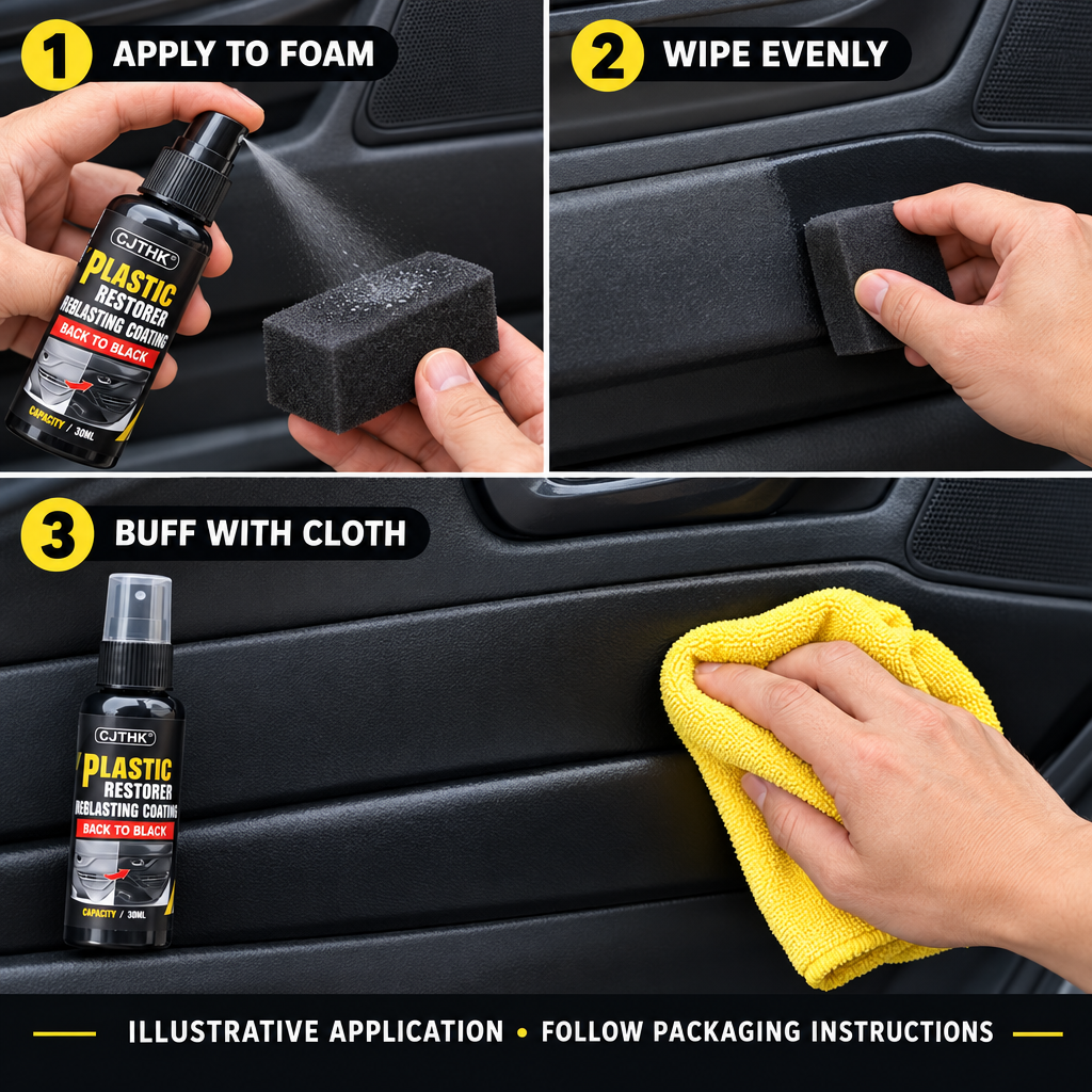 Car interior  Restorer Spray